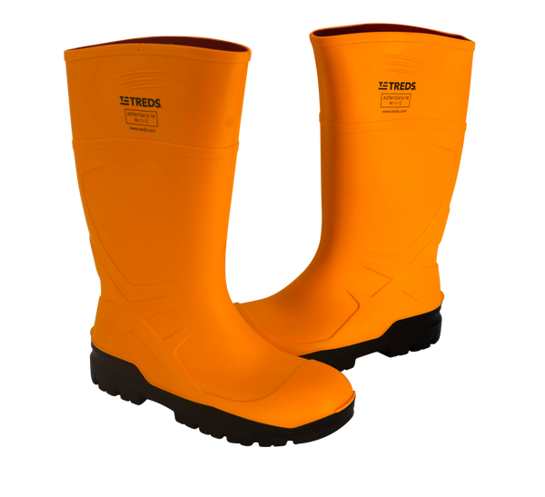 TREDS Steel-Toe Rubber Boot, Polyurethane