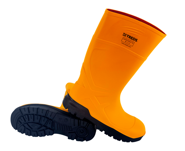 TREDS Steel-Toe Rubber Boot, Polyurethane