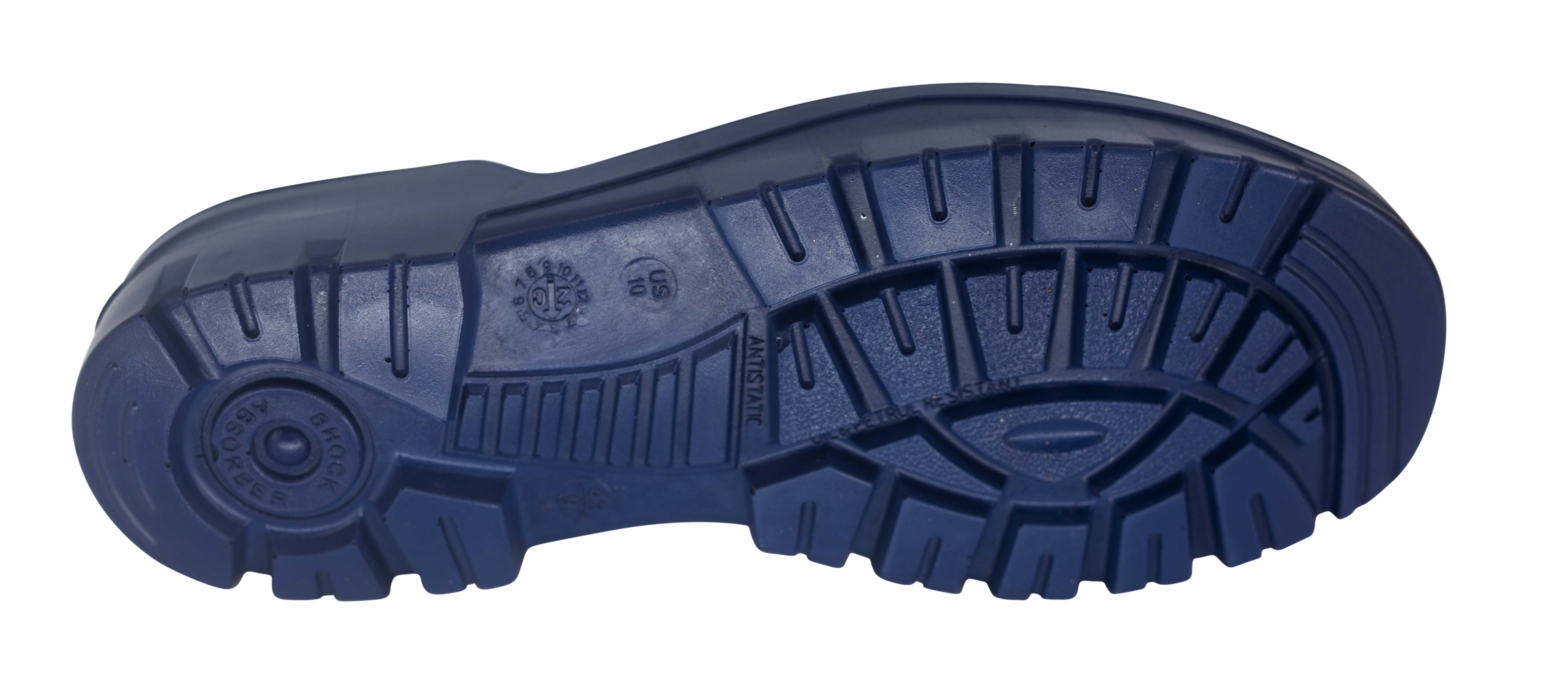 Rubber safety shoes steel 2025 toe